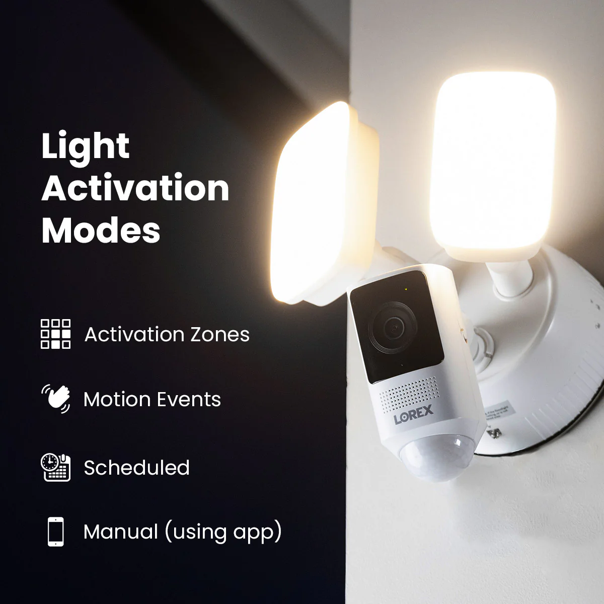 Lorex 2K Floodlight Wi-Fi Camera with 4K Spotlight Wi-Fi 6 Security Camera - Image 6