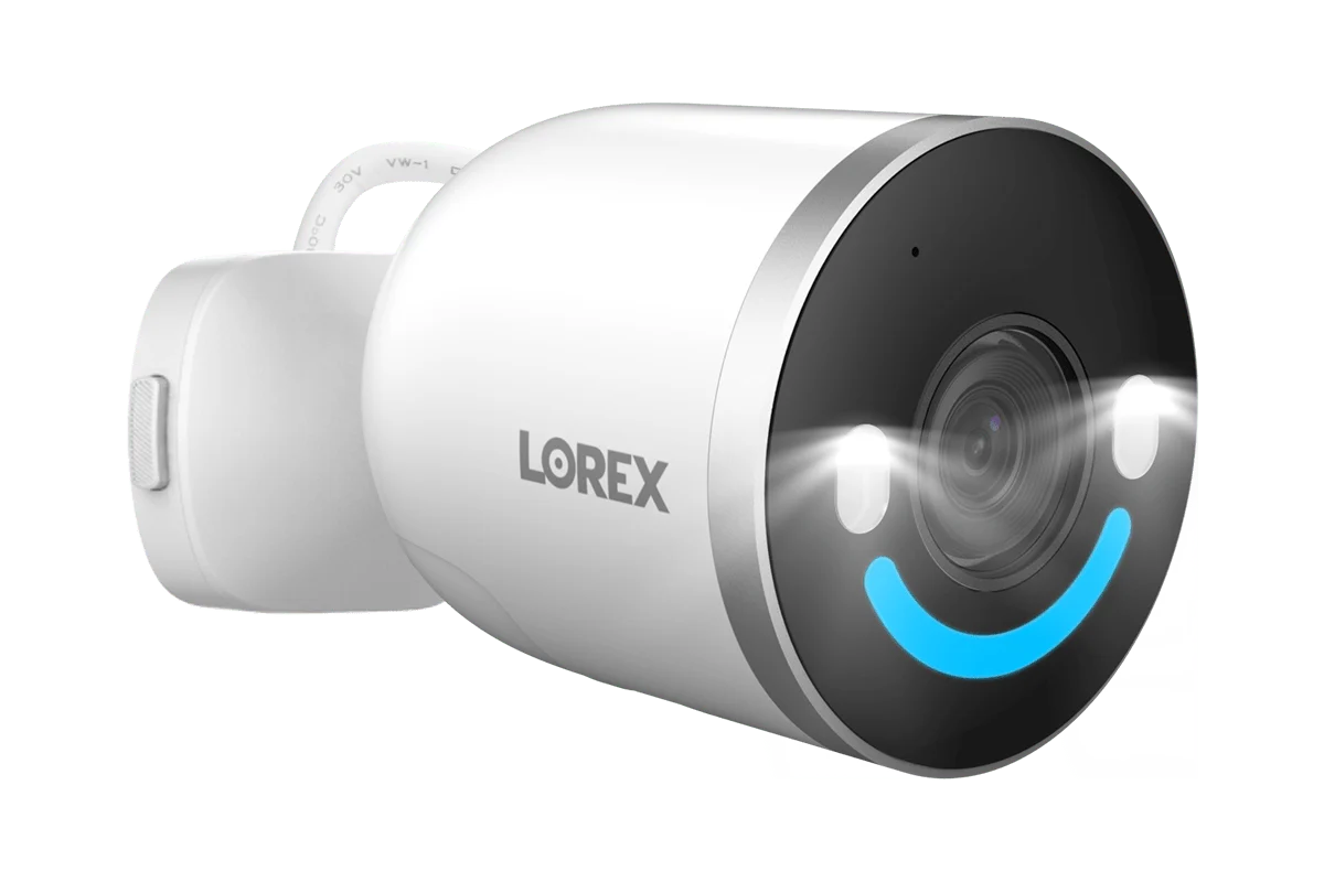 Lorex 4K Spotlight Indoor/Outdoor Wi-Fi 6 Security Camera with Smart Security Lighting