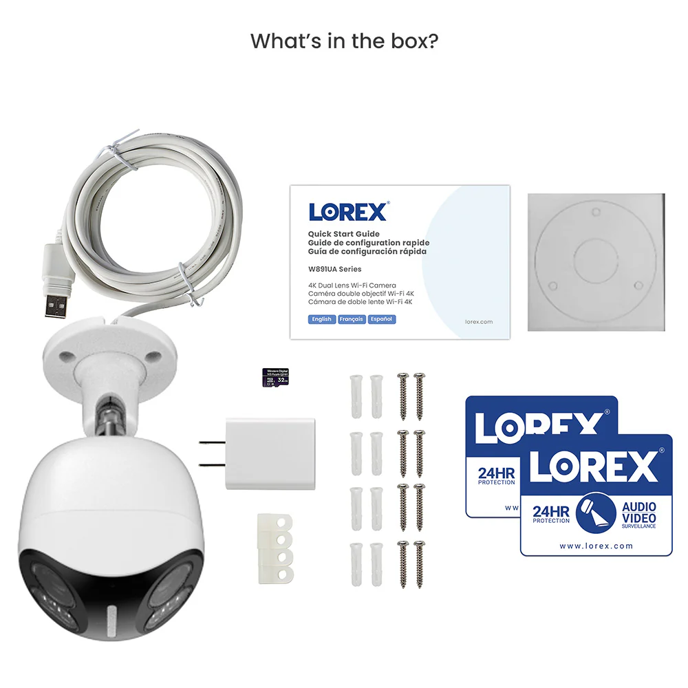 Lorex 4K Dual Lens Wi-Fi Security Camera with Smart Security Lighting - Image 6